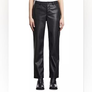 Nwt The Kooples Black Leather Trousers